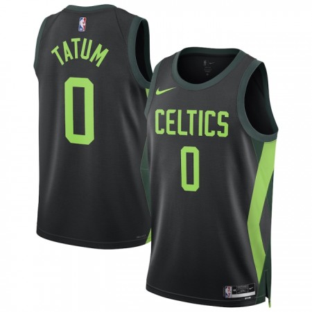 Män Boston Celtics Tröja Tatum Nike 2024-25 City Edition Svart Swingman